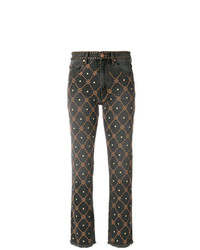 Женские темно-серые джинсы с шипами от Isabel Marant