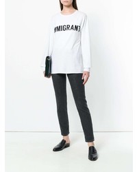 Темно-серые джинсы скинни от Officine Generale