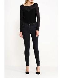 Темно-серые джинсы скинни от By Swan