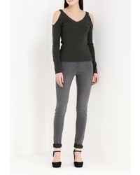 Темно-серые джинсы скинни от Dorothy Perkins