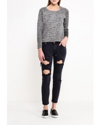 Темно-серые джинсы скинни от Glamorous