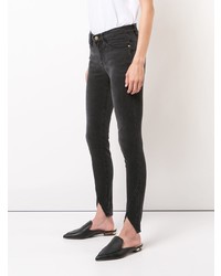 Темно-серые джинсы скинни от Frame Denim