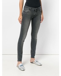 Темно-серые джинсы скинни от Jacob Cohen