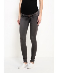 Темно-серые джинсы скинни от Mamalicious