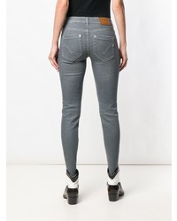 Темно-серые джинсы скинни от Dondup