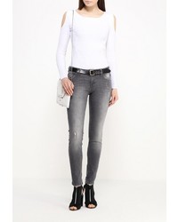 Темно-серые джинсы скинни от Motivi