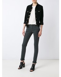 Темно-серые джинсы скинни от Amapô