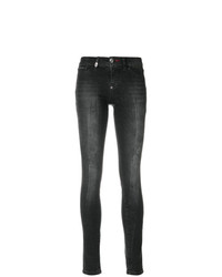 Темно-серые джинсы скинни от Philipp Plein
