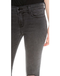 Темно-серые джинсы скинни от J Brand