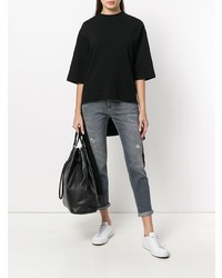 Темно-серые джинсы скинни от Closed