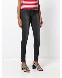 Темно-серые джинсы скинни от Philipp Plein