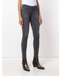 Темно-серые джинсы скинни от AG Jeans
