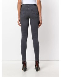 Темно-серые джинсы скинни от AG Jeans