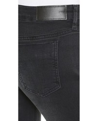 Темно-серые джинсы скинни от Victoria Beckham