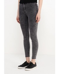 Темно-серые джинсы скинни от Topshop