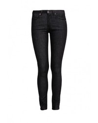 Темно-серые джинсы скинни от Victoria Beckham