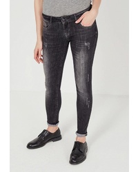 Темно-серые джинсы скинни от Whitney