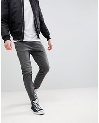 Мужские темно-серые джинсы от ASOS DESIGN