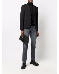 Мужские темно-серые джинсы от BOSS HUGO BOSS