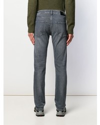 Мужские темно-серые джинсы от BOSS HUGO BOSS