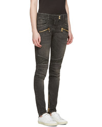 Женские темно-серые джинсы от Balmain
