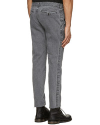 Мужские темно-серые джинсы от Sacai