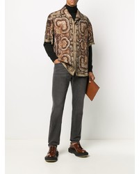 Мужские темно-серые джинсы от Nanushka