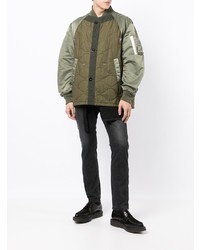 Мужские темно-серые джинсы от Sacai