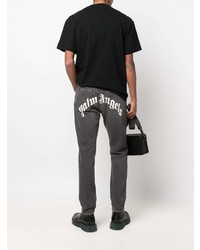 Мужские темно-серые джинсы от Palm Angels