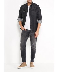 Мужские темно-серые джинсы от Mango Man