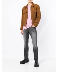 Мужские темно-серые джинсы от BOSS