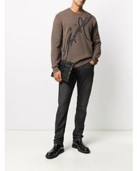 Мужские темно-серые джинсы от Emporio Armani