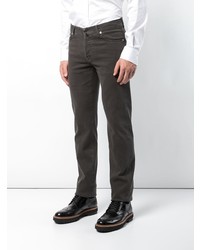 Мужские темно-серые джинсы от Kiton