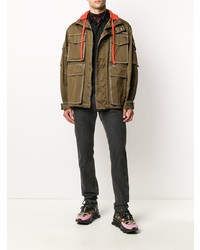 Мужские темно-серые джинсы от Versace