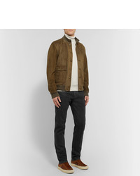 Мужские темно-серые джинсы от Ermenegildo Zegna