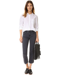 Женские темно-серые джинсы от Current/Elliott