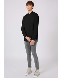 Мужские темно-серые джинсы от Topman