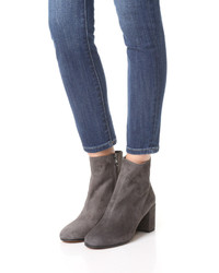 Темно-серые замшевые ботильоны от Vince