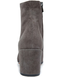 Темно-серые замшевые ботильоны от Vince