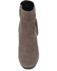 Темно-серые замшевые ботильоны от LK Bennett
