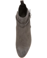 Темно-серые замшевые ботильоны от Rag & Bone