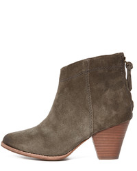 Темно-серые замшевые ботильоны от Splendid