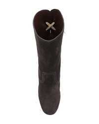 Темно-серые замшевые ботильоны от See by Chloe