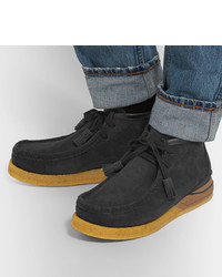 Темно-серые замшевые ботинки дезерты от VISVIM