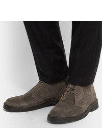 Темно-серые замшевые ботинки дезерты от Paul Smith