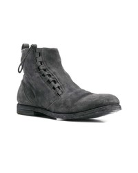 Мужские темно-серые замшевые ботинки челси от Premiata