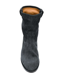Мужские темно-серые замшевые ботинки челси от Isabel Marant