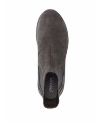 Мужские темно-серые замшевые ботинки челси от Geox