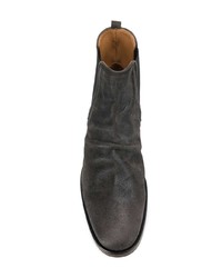 Мужские темно-серые замшевые ботинки челси от John Varvatos