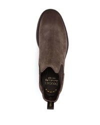 Мужские темно-серые замшевые ботинки челси от Doucal's